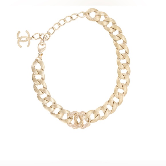 CHANEL  CC CHAIN LINK CHOKER - Picture 1 of 8